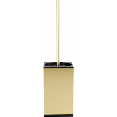 Rea Til kovový stojan na WC s kartáčem zlatá matná REA 88099