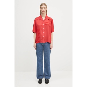 Aries Риза Ancient Column Satin Viscose Hawaiian Shirt (AR4080003)