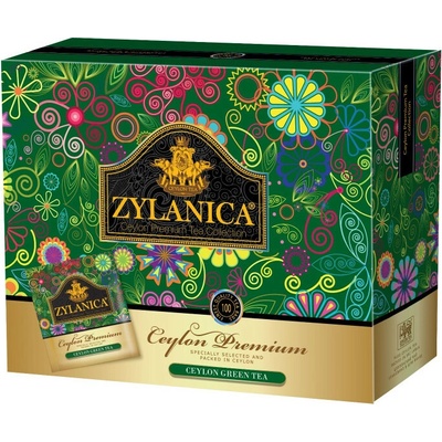 Zylanica Ceylon Green Premium - zelený čaj, 100x2 g