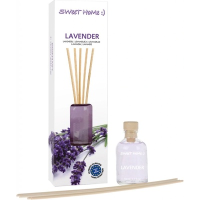 Sweethome Levanduľa vonné tyčinky 50 ml