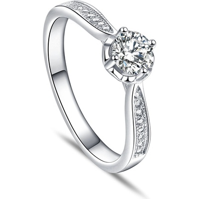 Olivie zásnubní stříbrný prsten Paris 5080