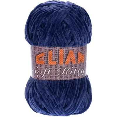 Pletací příze Elian Soft Kitty 97448 - modrá