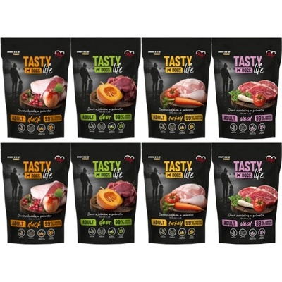 Tasty Dogs Life Směs chutí v želé 8 x 150 g