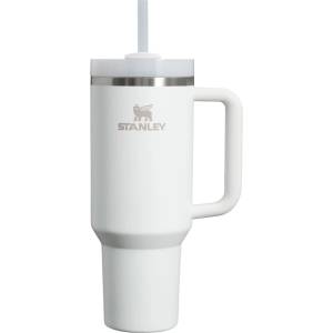 STANLEY Бял термос със сламка от неръждаема стомана 1, 18 l Quencher H2.0 FlowState Tumbler Frost - Stanley (100000144087)