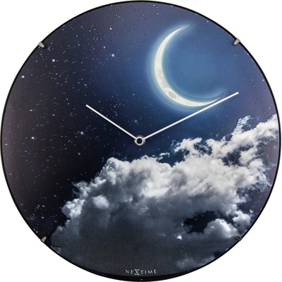NeXtime Стенен часовник New Moon Dome (3177)