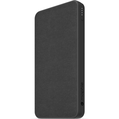 mophie Powerstation Fabric 10000mAh Dual Port USB-C & USB-A Power Bank - външна батерия 10000mAh с USB-C и USB-A изходи за зареждане на мобилни устройства (черен)