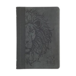 KJV Bible Compact Faux Leather, Black/Gray (ISBN: 9781639529810)