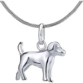 SILVEGO Strieborný prívesok Pes ZTP1202229