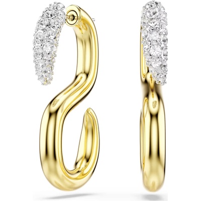 Swarovski Moderné pozlátené náušnice s kryštálmi Dextera 5741796