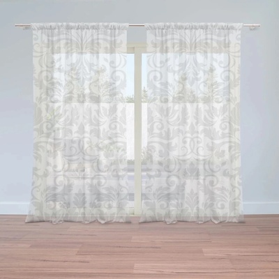 Sablio Záclony Damašková krajka: 2ks 150x250cm