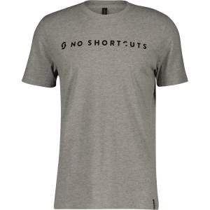 Scott Мъжка тениска Scott No Shortcuts S/S T-shirt - Light Grey Melange (217-1435-0113)