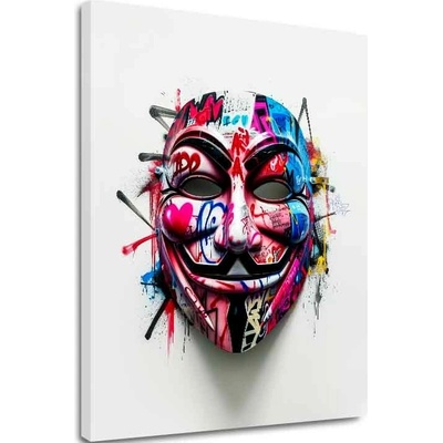 Obraz Anonymous Mask | Talianske plátno - 40x50 cm