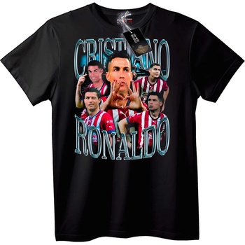 NOONEBRAND Спортна Тениска Cristiano Ronaldo - M, White