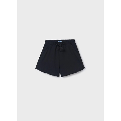 Mayoral kraťasy bavlněné s třásněmi basic černá