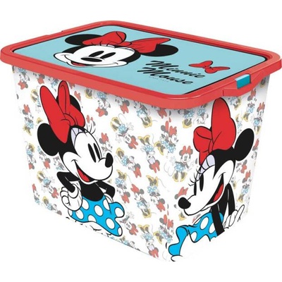 STOR box Minnie Mouse 23 l biely červený