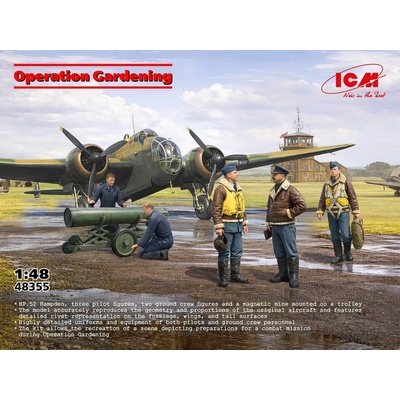 ICM Operation Gardening HP.52 Hampden & 5 fig. 1:48