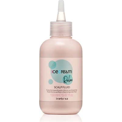 Inebrya Ice Cream Relax Scalp Fluid Pre-shampoo грижа за използване преди нанасянето на шампоан na pokožku hlavy 150ml