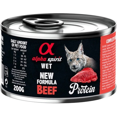 Alpha Spirit Cat Adult Beef Protein 200 g