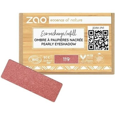 Zao Oci Eyeshadow-Primer Perleťová náplň do očních stínů 119 Coral Rose 1,3 g