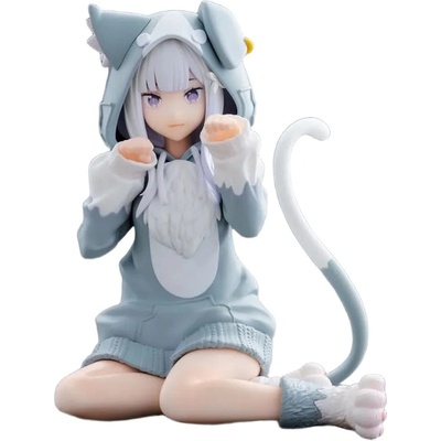 SEGA Статуетка Sega Animation: Re: Zero Starting Life in Another World - Emilia (Mofumofu Pack) (Yumemirize), 11 cm (SEGA45441)