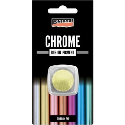 Zalešťovací pigmentový pudr CHROM efekt 0,5g DRAČÍ OČI