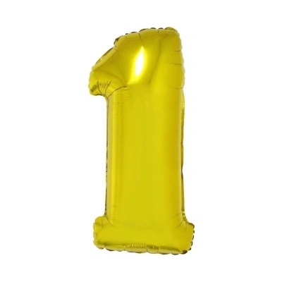 ALBI Balónek foliový číslo 92 cm 1 zlatý