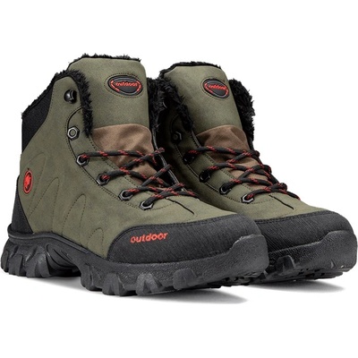JAGULEP Мъжки туристически боти - Зелени 4057 (1598_Зелен)