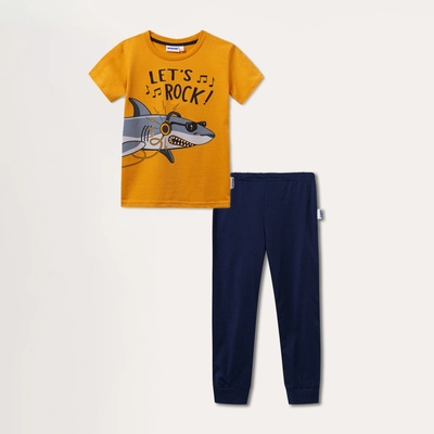 Winkiki chlapecké pyžamo WKB 01754 žlutá