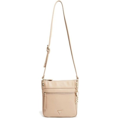 Guess Factory Flynn Pebbled Cross body písková