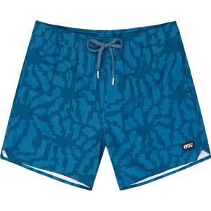 Picture Мъжки бордшорт Picture Piau 15 Printed Boardshorts - Blue Flower Print - размер XL (050-1963-0414)