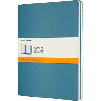 Moleskine Тетрадки с редове Moleskine Cahier Journals XL сини 3 бр (CH021B44)
