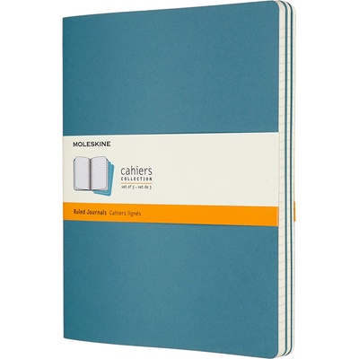 Moleskine Тетрадки с редове Moleskine Cahier Journals XL сини 3 бр (CH021B44)