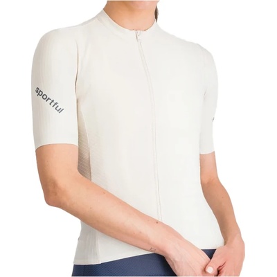Sportful Дамска фланелка с къс ръкав за колоездене Sportful Women's Hyperepic Jersey Cycling jersey - Cream (156-2753-0115)