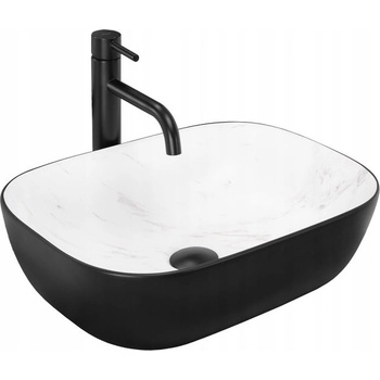 Image 1 of Rea Умивалник за плот Rea Belinda Black Calala mat (REA-U6759)