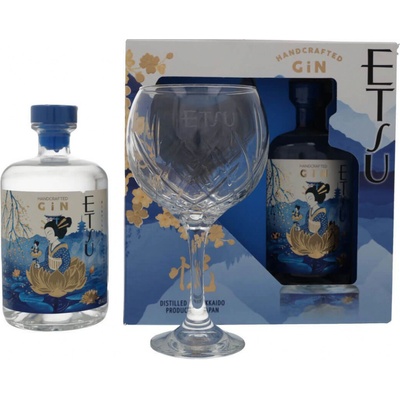 Etsu Handcrafted Gin 43% 0,7 l (darčekové balenie 1 pohár)