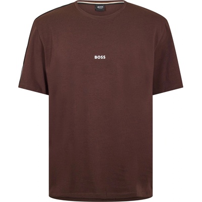 Boss Тениска Boss Mens BOSS Bodywear Unique Short Sleeve Casual T-Shirt - Dark Brown 207