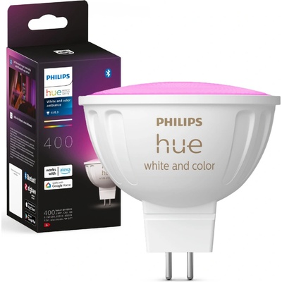 Philips Hue WACA LED žiarovka 6.3W GU5.3 MR16 12V 400lm 2200K-6500K RGB IP20 8719514491403
