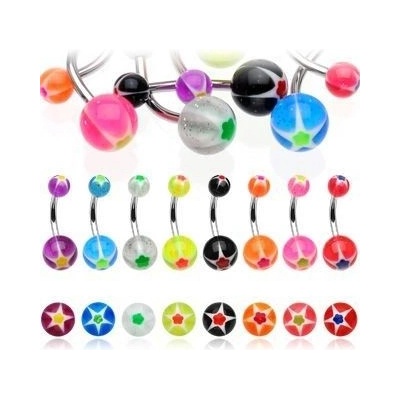 Šperky4U piercing do pupíku banánek BA01007-P