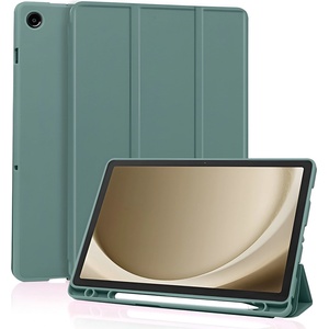 Techsuit Калъф - Samsung Galaxy Tab A11 Plus / A9 Plus - Techsuit Flex Trifold (с държач за стилус) - Зелен