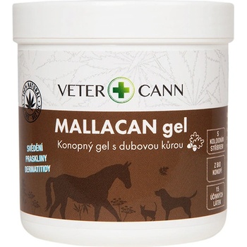 Vetercann Mallacan gel s konopím a dubovou kůrou 100ml