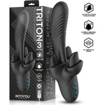 INTOYOU Triton Triple Licking Tongue Vibrator Black