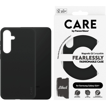 Image 1 of Panzer Гръб CARE by PanzerGlass за Samsung Galaxy S24 Plus, Fashion Black, QI, Черен