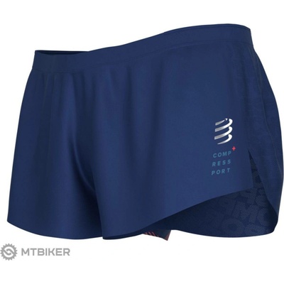 Compressport Racing Split v1 modrá