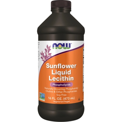 Now Foods Slnečnicový tekutý lecitín 473 ml