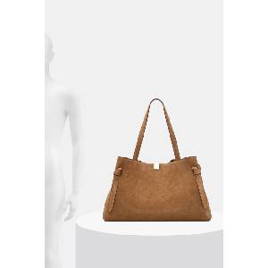 Yuzefi чанта tote дамска от велур GYOZA TOTE (YUZPF25.HB.GZT.S015)