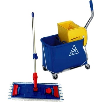 Eastmop mopset plastový vozík s držákem mopu Flipper mikromopem a teleskopickou tyčí 936120T-MYV