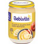 Bebivita Био плодово пюре дует Bebivita - Ябълка, банан и извара, 190 g, вид 2 (14408-02) - baby