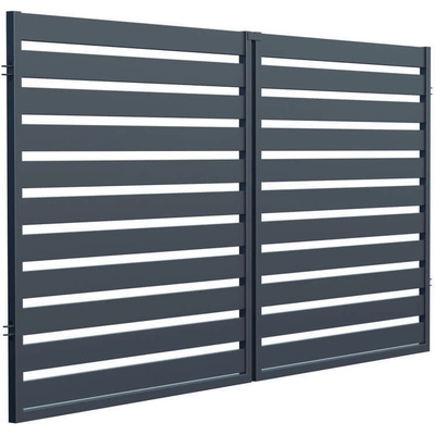 SAFIR brána dvoukřídlá bez pohonu; 3000x1500mm – Zboží Mobilmania