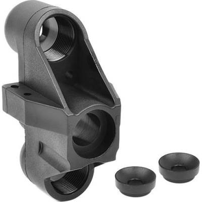Team corally - Steering Block (1pc) - Wide - Pivot Ball Cup (2pcs) - Front - Composite Extra fiber - 1 pc C-00180-108 (C-00180-108)