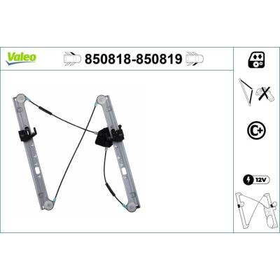 Zvedací zařízení oken VALEO 850818